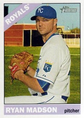 #573 Ryan Madson - Kansas City Royals - 2015 Topps Heritage Baseball