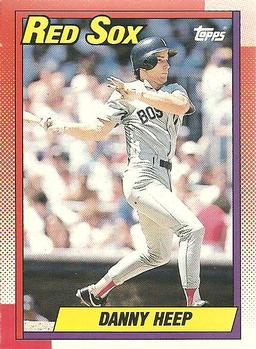 #573 Danny Heep - Boston Red Sox - 1990 O-Pee-Chee Baseball