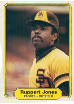 #573 Ruppert Jones - San Diego Padres - 1982 Fleer Baseball