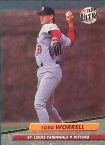 #574 Todd Worrell - St. Louis Cardinals - 1992 Ultra Baseball
