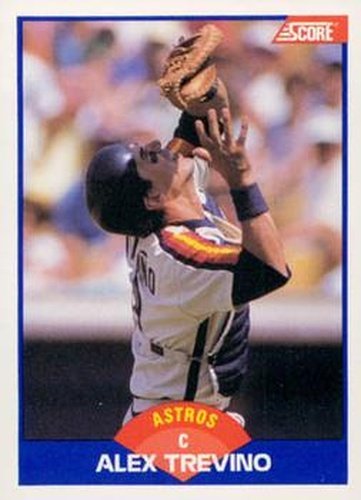 #574 Alex Trevino - Houston Astros - 1989 Score Baseball