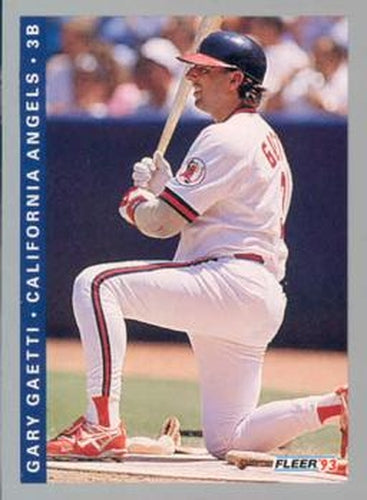 #574 Gary Gaetti - California Angels - 1993 Fleer Baseball