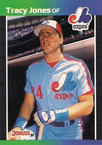 #574 Tracy Jones - Montreal Expos - 1989 Donruss Baseball