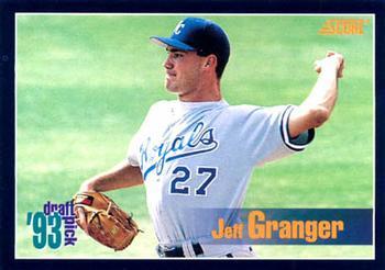 #574 Jeff Granger - Kansas City Royals -1994 Score Baseball