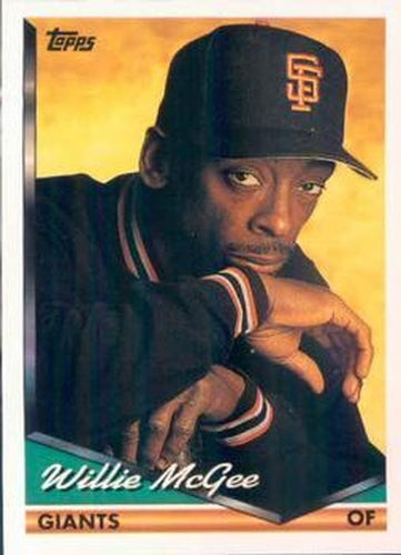 #574 Willie McGee - San Francisco Giants - 1994 Topps Baseball