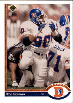 #574 Ron Holmes - Denver Broncos - 1991 Upper Deck Football
