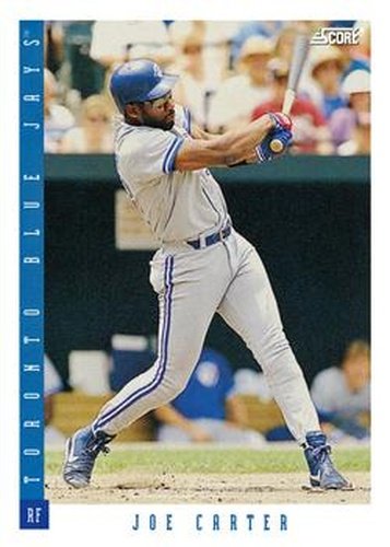 #575 Joe Carter - Toronto Blue Jays - 1993 Score Baseball