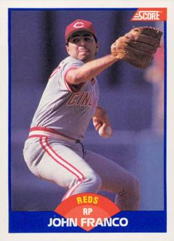 #575 John Franco - Cincinnati Reds - 1989 Score Baseball