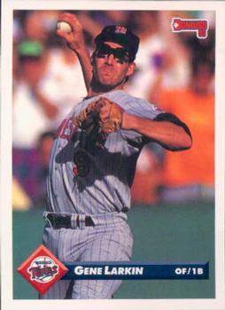 #575 Gene Larkin - Minnesota Twins - 1993 Donruss Baseball