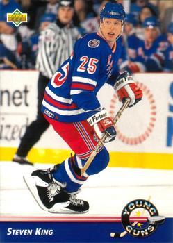 #575 Steven King - New York Rangers - 1992-93 Upper Deck Hockey