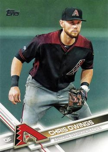 #575 Chris Owings - Arizona Diamondbacks - 2017 Topps Baseball