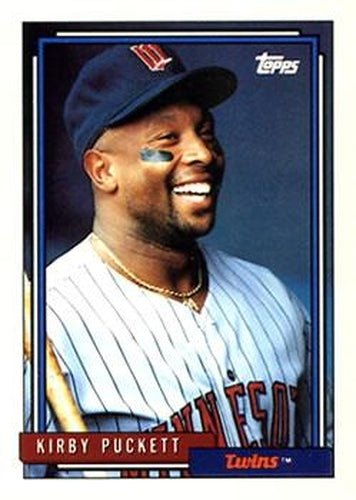 #575 Kirby Puckett - Minnesota Twins - 1992 Topps Baseball