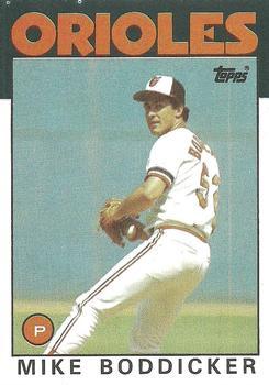 #575 Mike Boddicker - Baltimore Orioles - 1986 Topps Baseball