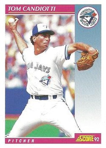 #575 Tom Candiotti - Toronto Blue Jays - 1992 Score Baseball