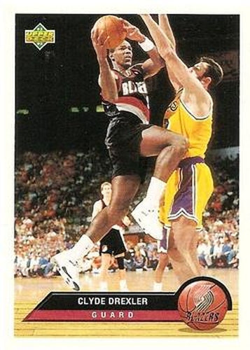 #P33 Clyde Drexler - Portland Trail Blazers - 1992-93 Upper Deck McDonald's Basketball