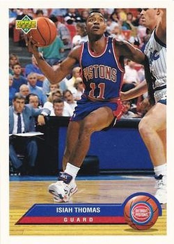 #P12 Isiah Thomas - Detroit Pistons - 1992-93 Upper Deck McDonald's Basketball