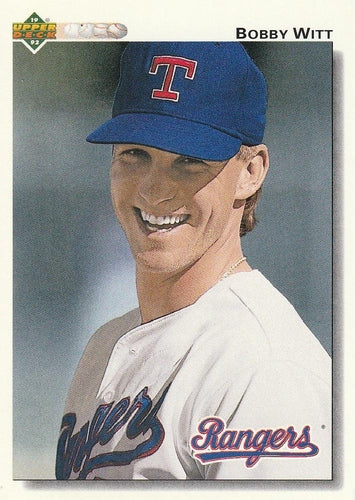 #576 Bobby Witt - Texas Rangers - 1992 Upper Deck Baseball