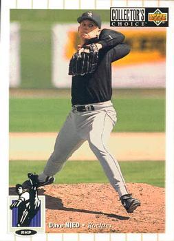 #576 David Nied - Colorado Rockies - 1994 Collector's Choice Baseball