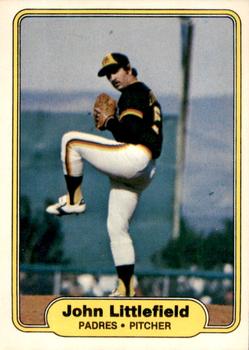 #576 John Littlefield - San Diego Padres - 1982 Fleer Baseball