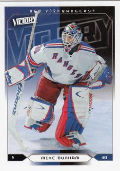 #129 Mike Dunham - New York Rangers - 2005-06 Upper Deck Victory Hockey