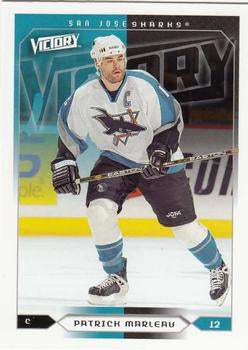 #160 Patrick Marleau - San Jose Sharks - 2005-06 Upper Deck Victory Hockey