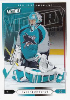 #163 Evgeni Nabokov - San Jose Sharks - 2005-06 Upper Deck Victory Hockey