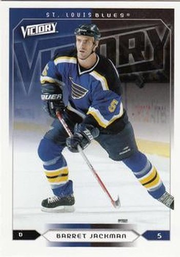 #172 Barret Jackman - St. Louis Blues - 2005-06 Upper Deck Victory Hockey