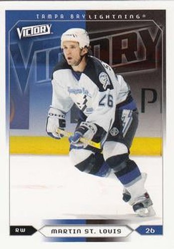 #179 Martin St. Louis - Tampa Bay Lightning - 2005-06 Upper Deck Victory Hockey