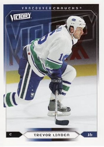 #195 Trevor Linden - Vancouver Canucks - 2005-06 Upper Deck Victory Hockey