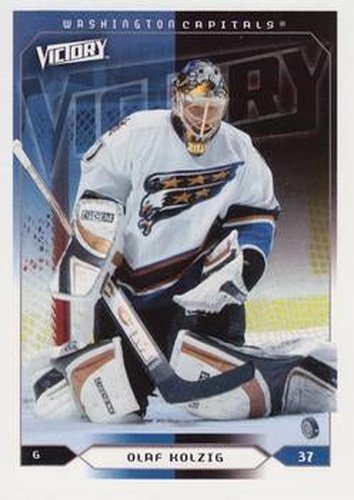 #196 Olaf Kolzig - Washington Capitals - 2005-06 Upper Deck Victory Hockey