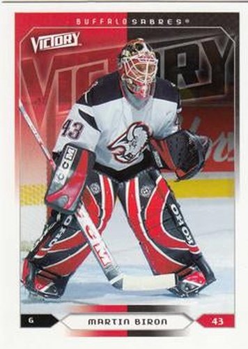 #22 Martin Biron - Buffalo Sabres - 2005-06 Upper Deck Victory Hockey