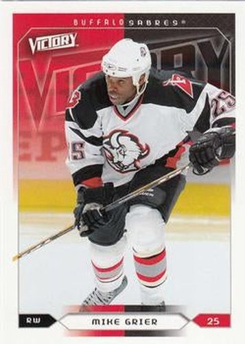 #26 Mike Grier - Buffalo Sabres - 2005-06 Upper Deck Victory Hockey