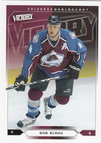#48 Rob Blake - Colorado Avalanche - 2005-06 Upper Deck Victory Hockey