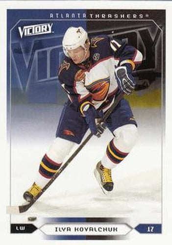 #8 Ilya Kovalchuk - Atlanta Thrashers - 2005-06 Upper Deck Victory Hockey