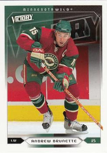 #98 Andrew Brunette - Minnesota Wild - 2005-06 Upper Deck Victory Hockey