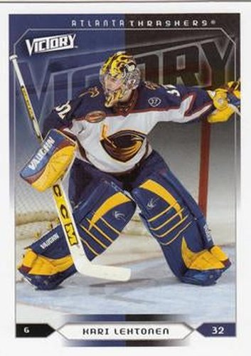 #9 Kari Lehtonen - Atlanta Thrashers - 2005-06 Upper Deck Victory Hockey