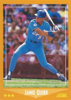 #577 Jamie Quirk - Kansas City Royals - 1988 Score Baseball