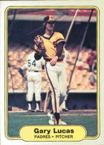 #577 Gary Lucas - San Diego Padres - 1982 Fleer Baseball