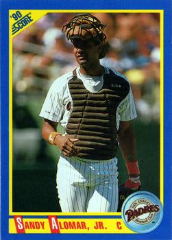 #577 Sandy Alomar Jr. - San Diego Padres - 1990 Score Baseball