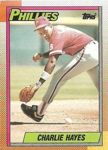 #577 Charlie Hayes - Philadelphia Phillies - 1990 O-Pee-Chee Baseball