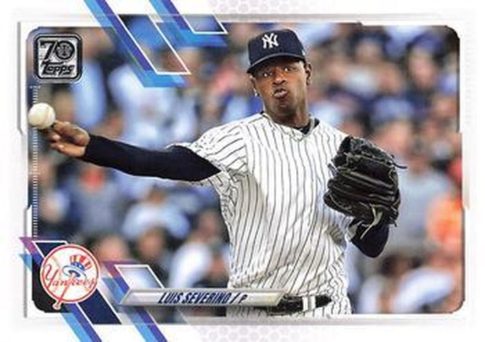 #577 Luis Severino - New York Yankees - 2021 Topps Baseball