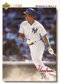 #577 Roberto Kelly - New York Yankees - 1992 Upper Deck Baseball