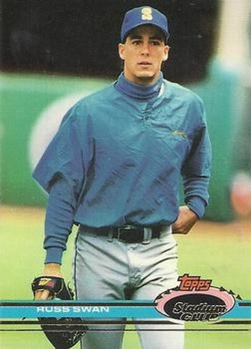 #577 Russ Swan - Seattle Mariners - 1991 Stadium Club Baseball