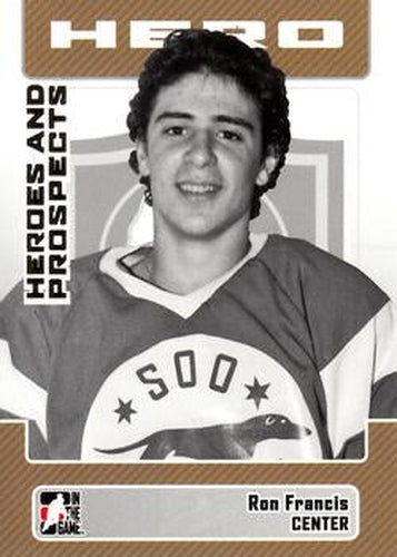 #12 Ron Francis - Sault Ste. Marie Greyhounds - 2006-07 In The Game Heroes and Prospects Hockey