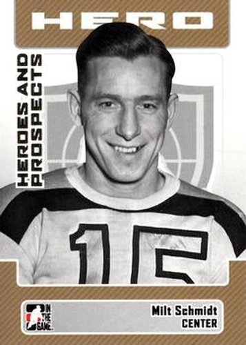 #2 Milt Schmidt - Providence Reds - 2006-07 In The Game Heroes and Prospects Hockey
