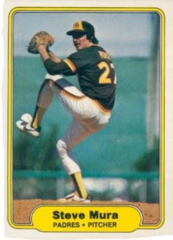 #578 Steve Mura - San Diego Padres - 1982 Fleer Baseball