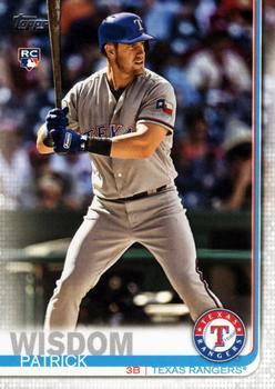 #578 Patrick Wisdom - Texas Rangers - 2019 Topps Baseball