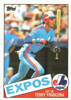 #578 Terry Francona - Montreal Expos - 1985 Topps Baseball