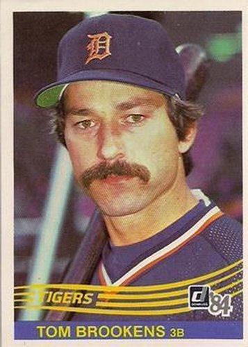 #578 Tom Brookens - Detroit Tigers - 1984 Donruss Baseball