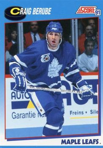 #578 Craig Berube - Toronto Maple Leafs - 1991-92 Score Canadian Bilingual Hockey